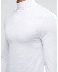 weißes Langarmshirt von Asos