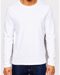 weißes Langarmshirt von Asos