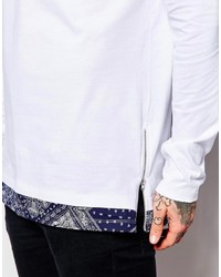 weißes Langarmshirt von Asos