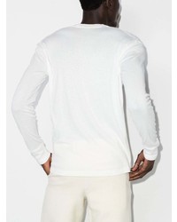 weißes Langarmshirt von Tom Ford