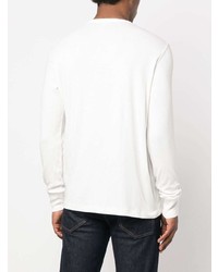 weißes Langarmshirt von Tom Ford