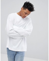weißes Langarmshirt von Calvin Klein