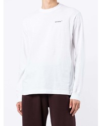 weißes Langarmshirt von Off-White