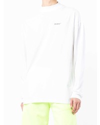 weißes Langarmshirt von Off-White