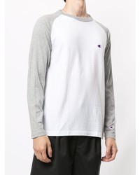 weißes Langarmshirt von Champion