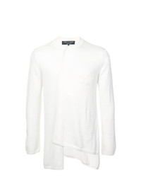 weißes Langarmshirt von Comme Des Garcons Homme Plus