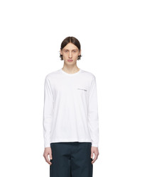 weißes Langarmshirt von Comme Des Garcons SHIRT