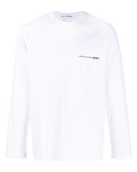 weißes Langarmshirt von Comme Des Garcons SHIRT