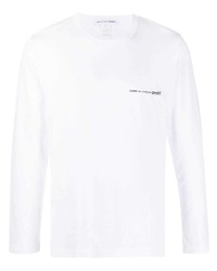 weißes Langarmshirt von Comme Des Garcons SHIRT