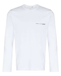 weißes Langarmshirt von Comme Des Garcons SHIRT