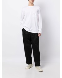 weißes Langarmshirt von Comme des Garcons Homme