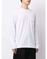 weißes Langarmshirt von Comme des Garcons Homme