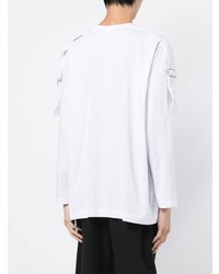 weißes Langarmshirt von Comme Des Garcons SHIRT