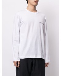 weißes Langarmshirt von Comme Des Garcons SHIRT