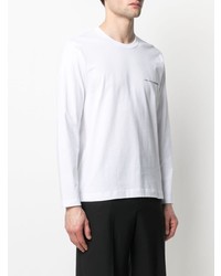 weißes Langarmshirt von Comme Des Garcons SHIRT