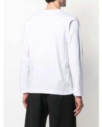 weißes Langarmshirt von Comme Des Garcons SHIRT