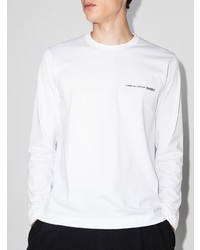 weißes Langarmshirt von Comme Des Garcons SHIRT