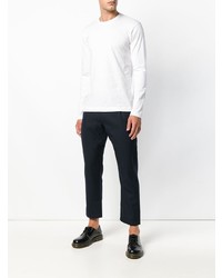 weißes Langarmshirt von Comme Des Garcons SHIRT