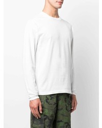 weißes Langarmshirt von Stone Island