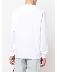 weißes Langarmshirt von Stone Island