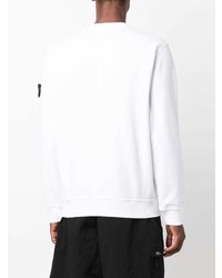 weißes Langarmshirt von Stone Island