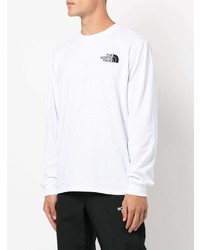 weißes Langarmshirt von The North Face