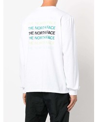 weißes Langarmshirt von The North Face