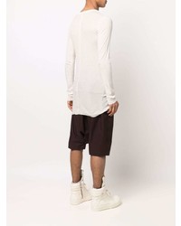 weißes Langarmshirt von Rick Owens