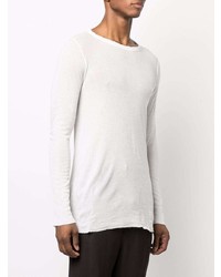 weißes Langarmshirt von Rick Owens