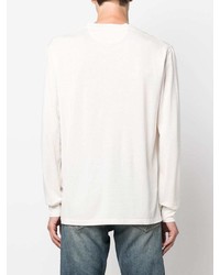 weißes Langarmshirt von Tom Ford