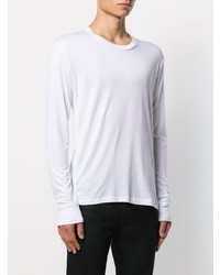 weißes Langarmshirt von Tom Ford