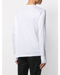 weißes Langarmshirt von Tom Ford