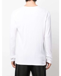 weißes Langarmshirt von Balmain