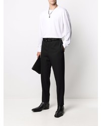 weißes Langarmshirt von Tom Ford