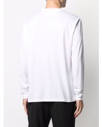 weißes Langarmshirt von Tom Ford