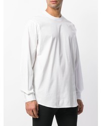 weißes Langarmshirt von DSQUARED2