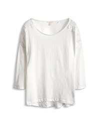 weißes Langarmshirt von Esprit