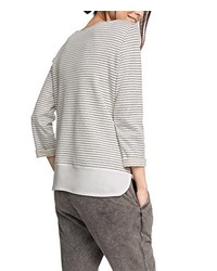 weißes Langarmshirt von Esprit