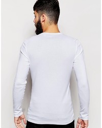 weißes Langarmshirt von G Star