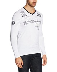 weißes Langarmshirt von Geographical Norway