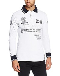 weißes Langarmshirt von Geographical Norway