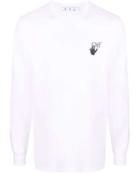 weißes Langarmshirt von Off-White