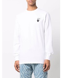 weißes Langarmshirt von Off-White