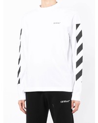 weißes Langarmshirt von Off-White