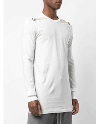 weißes Langarmshirt von Rick Owens