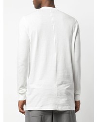 weißes Langarmshirt von Rick Owens