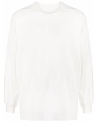 weißes Langarmshirt von Homme Plissé Issey Miyake