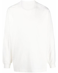 weißes Langarmshirt von Homme Plissé Issey Miyake