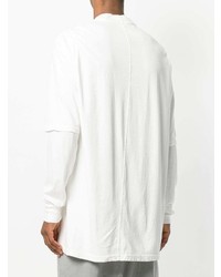 weißes Langarmshirt von Rick Owens DRKSHDW