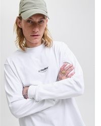 weißes Langarmshirt von Jack & Jones